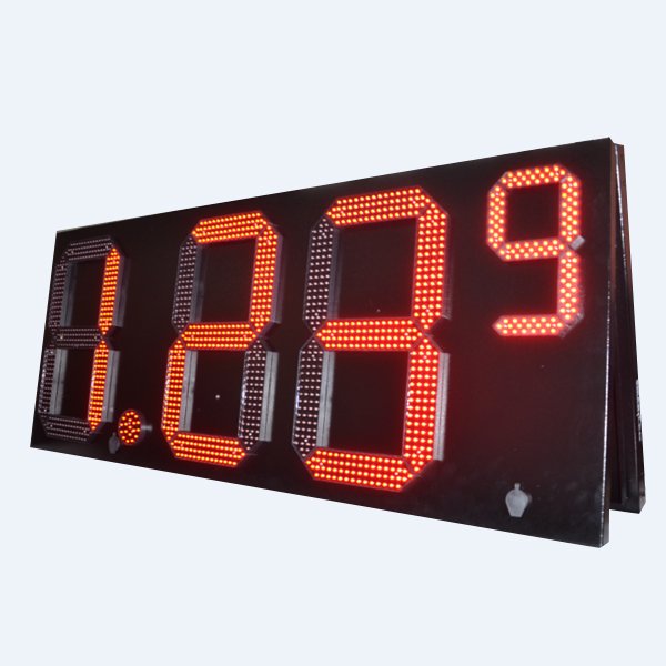 LED GAS SIGN Red 1 Side 20”