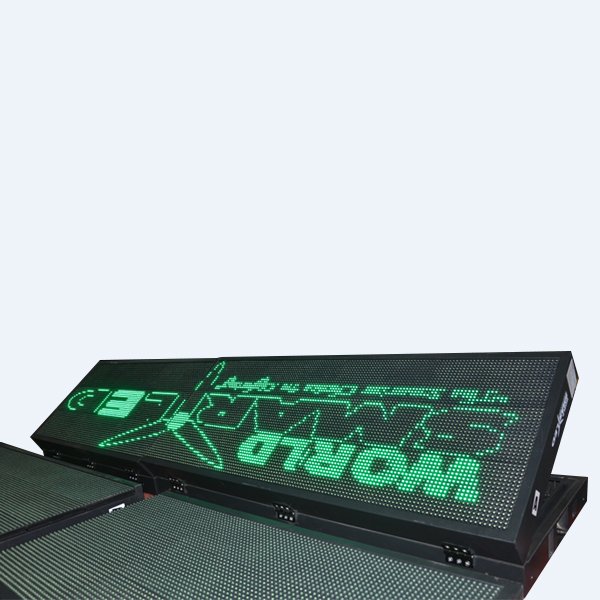 Outdoor LED GREEN Sign 7×3