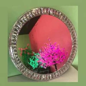CIRCULAR LIGHTED MIRROR
