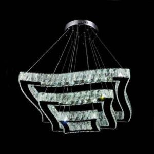 RECTANGULAR CRYSTAL CHANDELIER