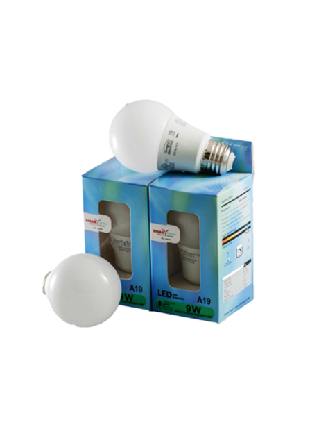 9W Bulb-3000K/4000K/6500K (A19)