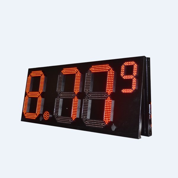 LED GAS SIGN Red 1 Side 18”