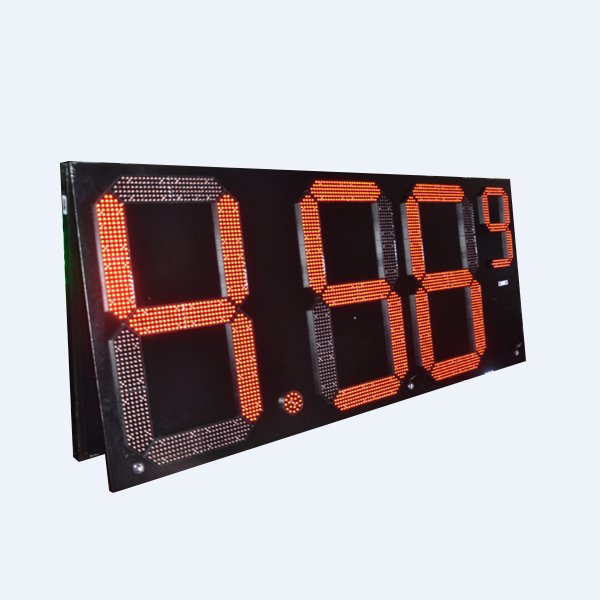 LED GAS SIGN Red 2 Sides 32”
